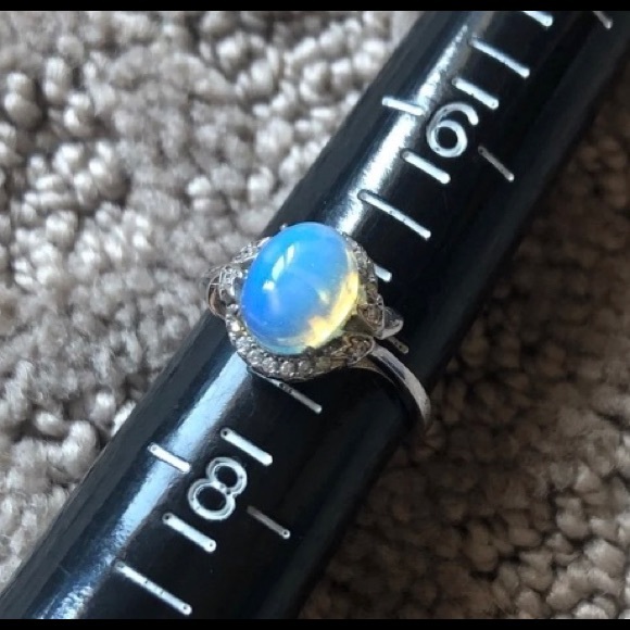 Charmed Aroma Size 7 Moonstone Ring - Picture 2 of 4